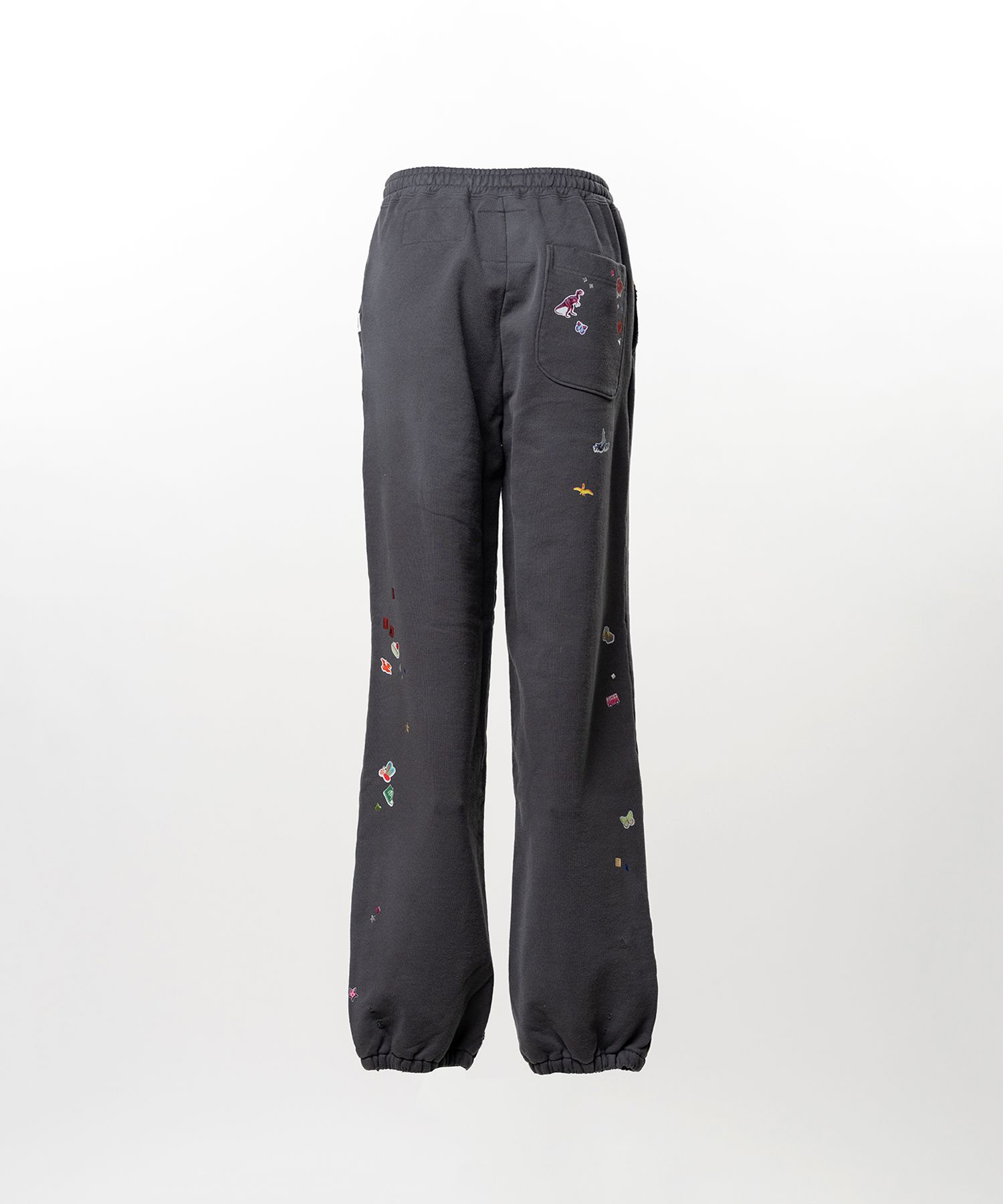 Kids Sticker Printed Sweat Pants