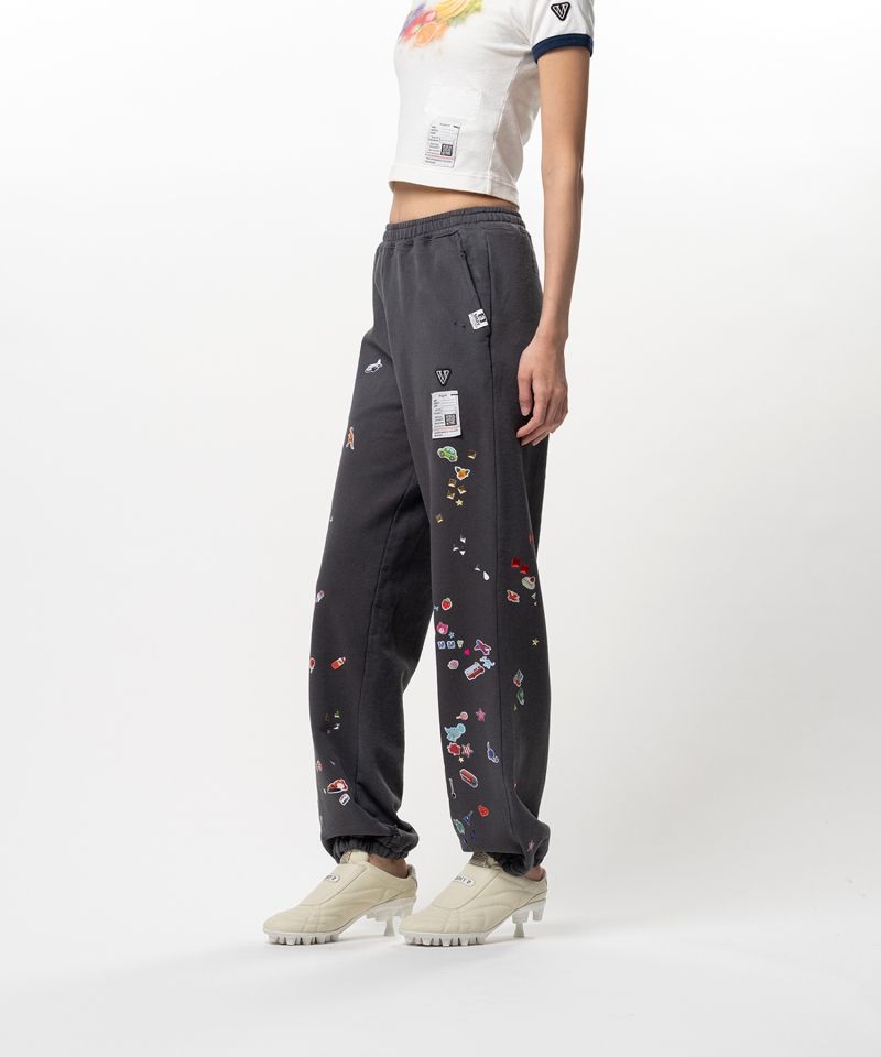 Kids Sticker Printed Sweat Pants