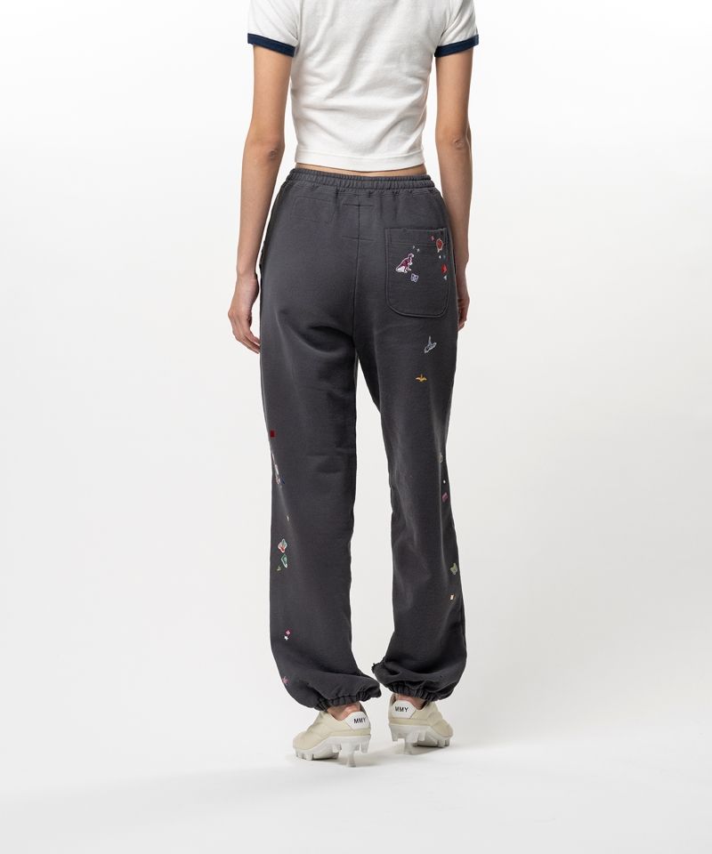 Kids Sticker Printed Sweat Pants