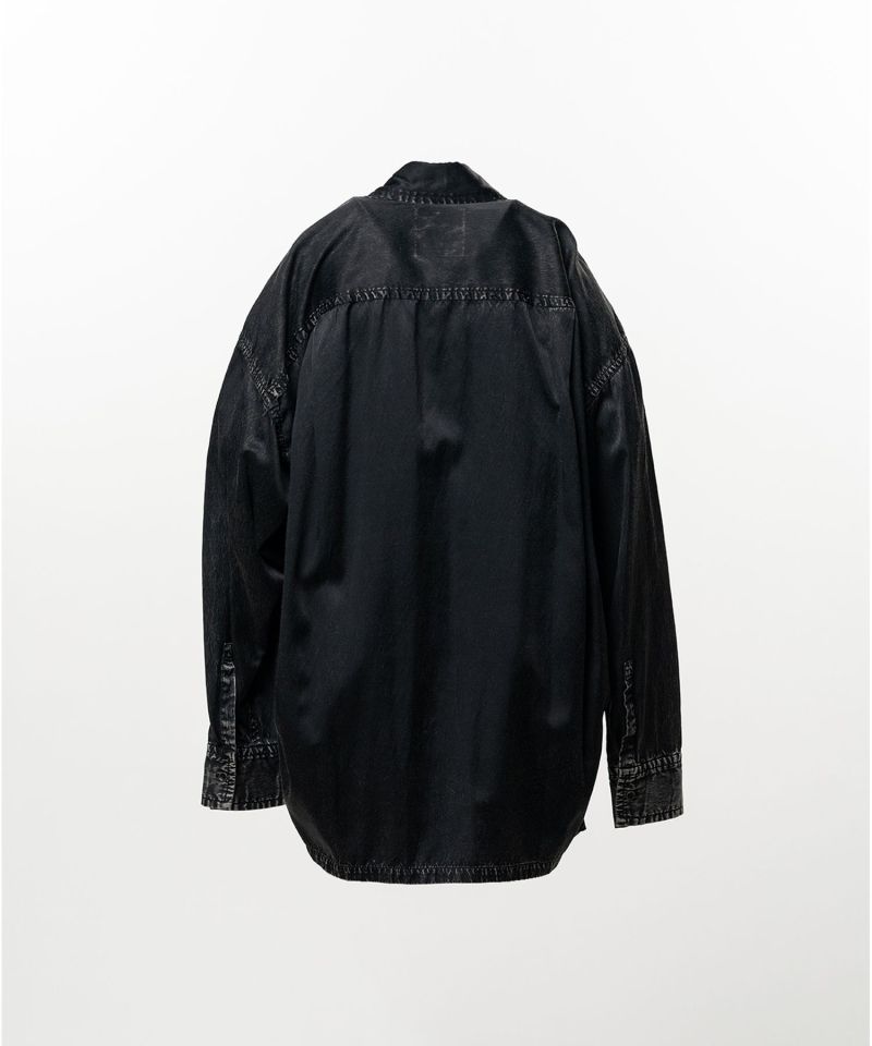 Vintage Like Satin Shirt