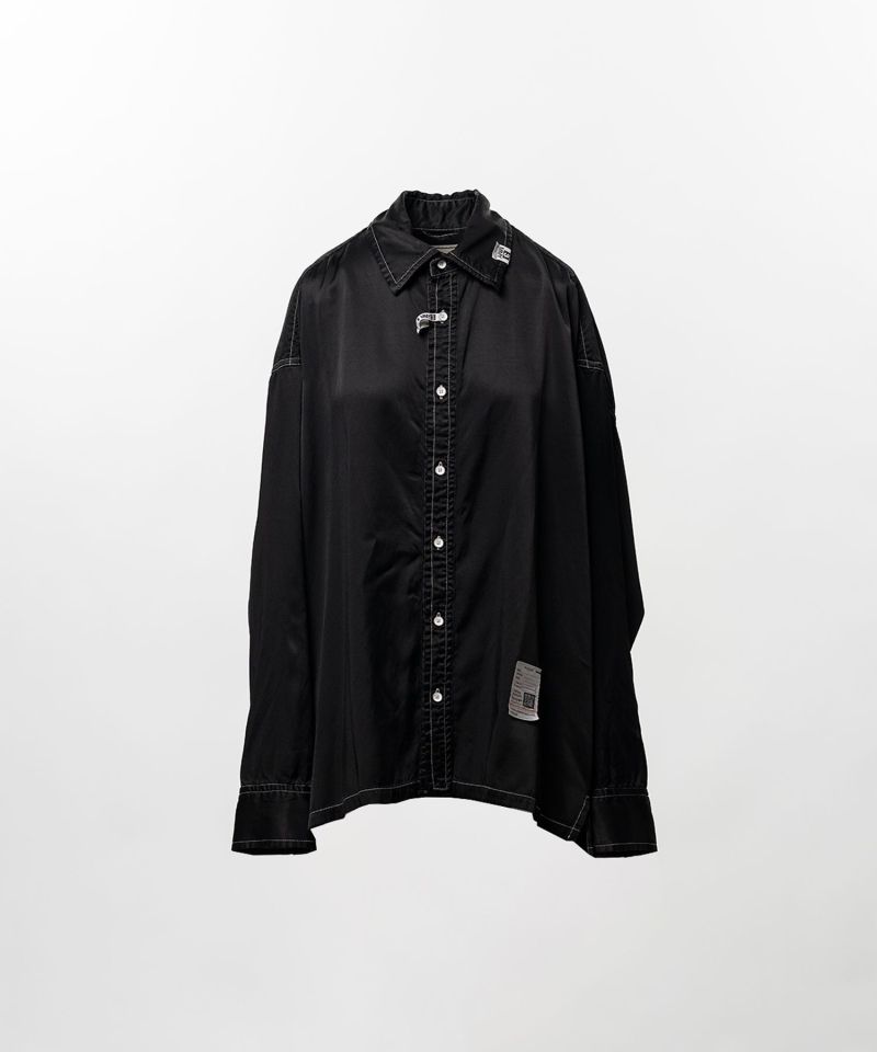 【EXCLUSIVE】Vintage Like Satin Shirt