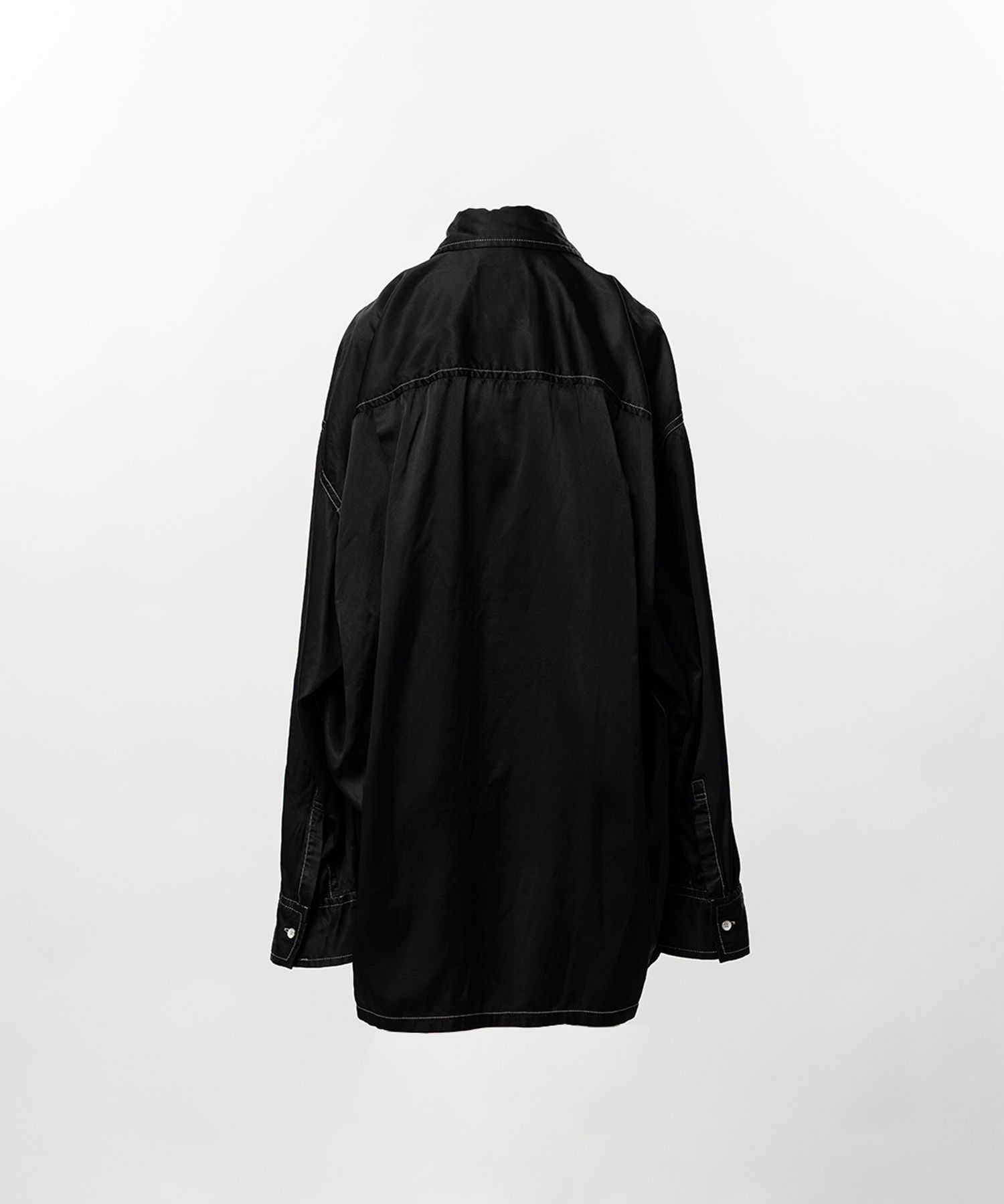 【EXCLUSIVE】Vintage Like Satin Shirt
