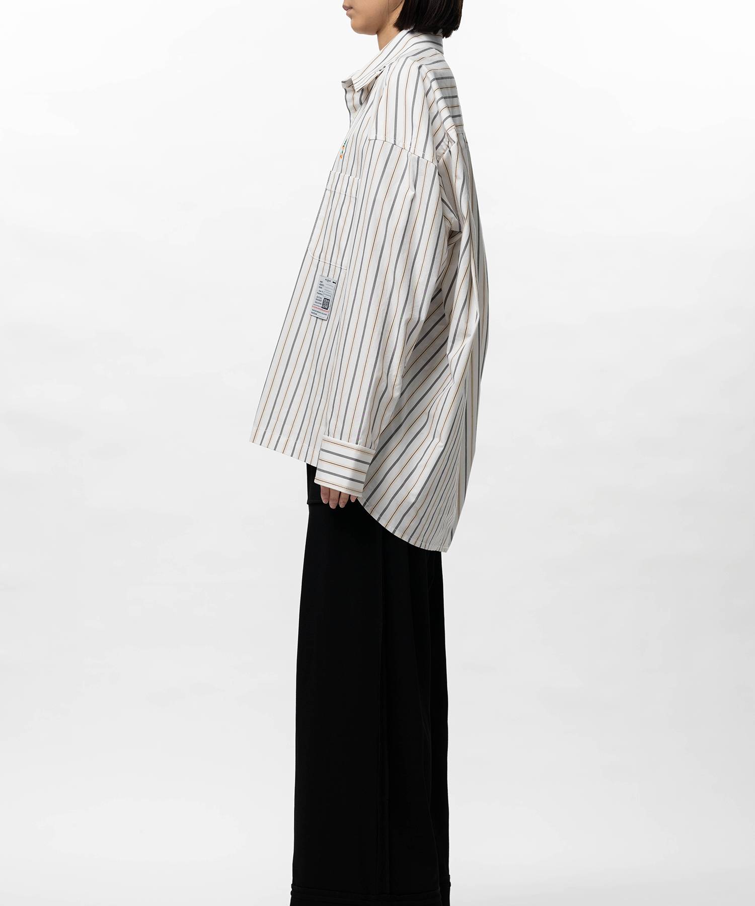 Leon Embroidery Stripe Shirt