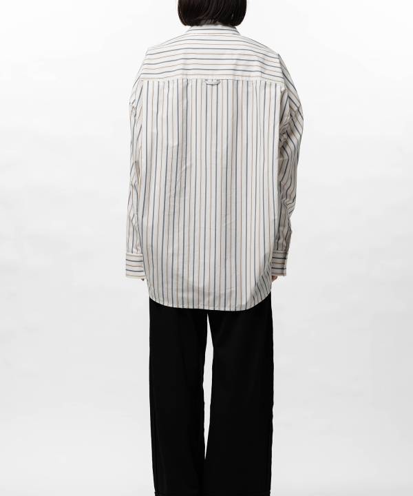 Leon Embroidery Stripe Shirt