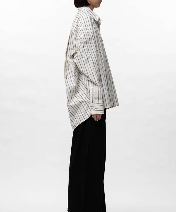 Leon Embroidery Stripe Shirt