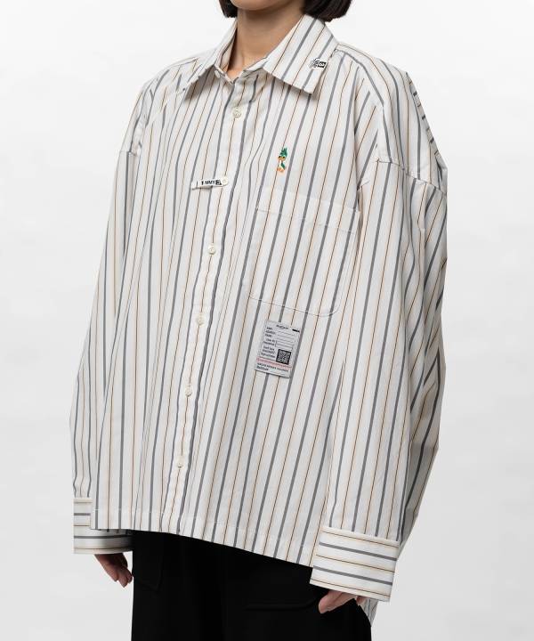 Leon Embroidery Stripe Shirt