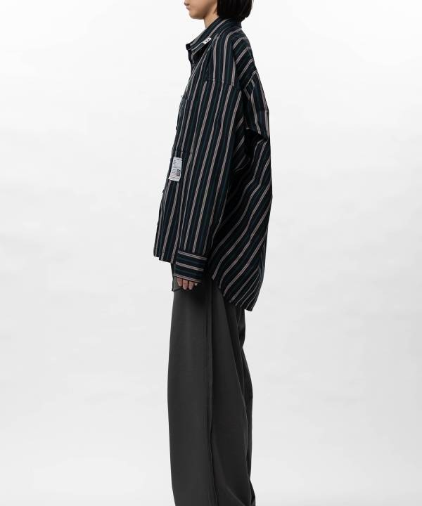 Leon Embroidery Stripe Shirt