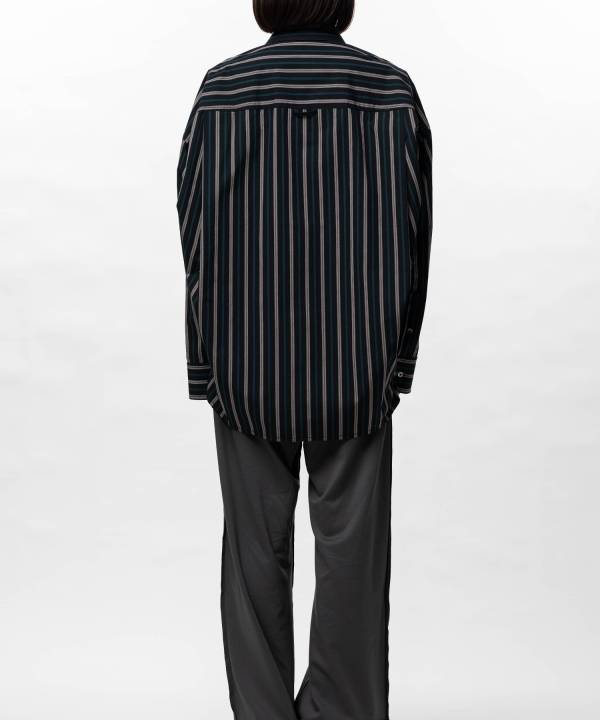 Leon Embroidery Stripe Shirt