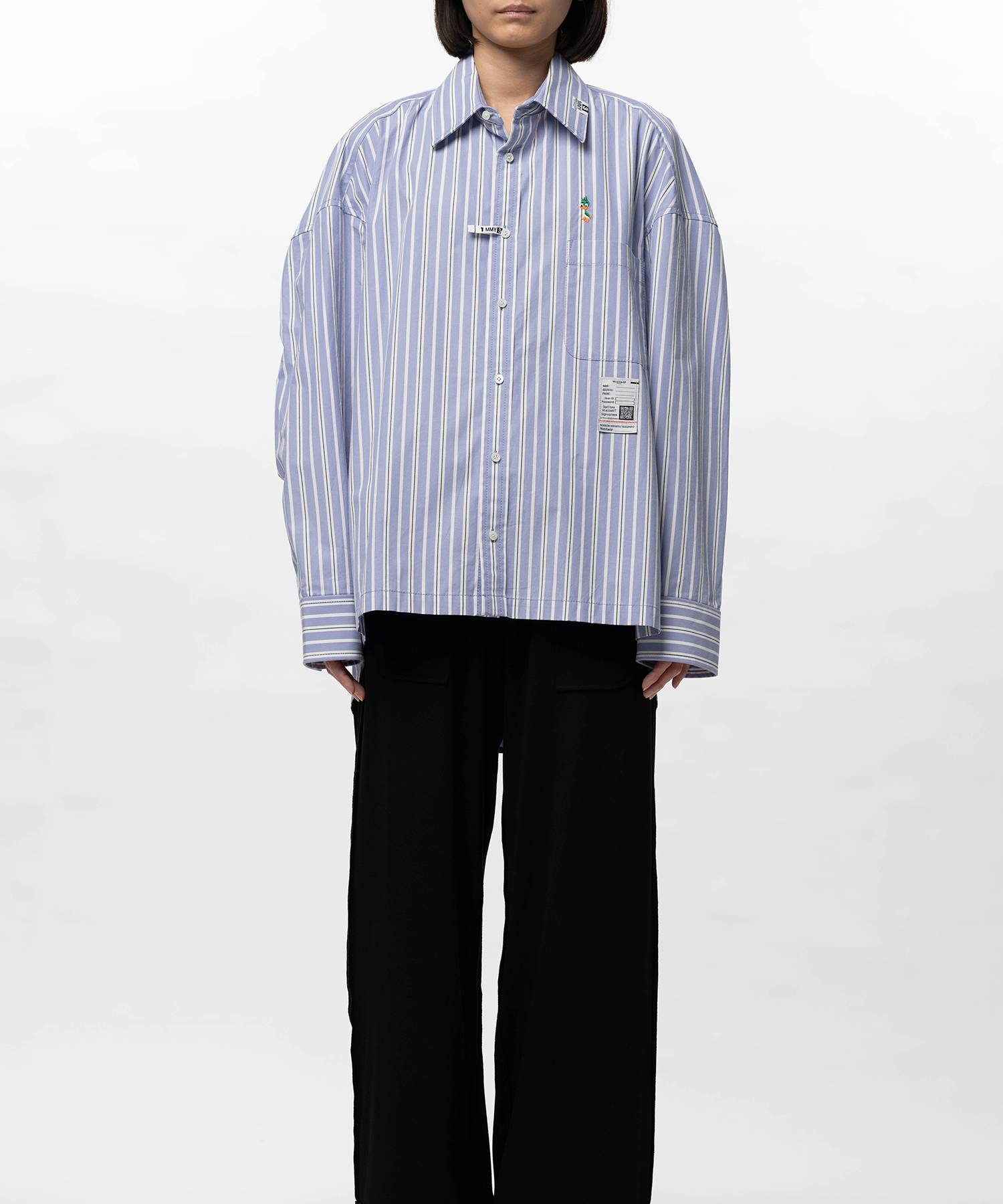 Leon Embroidery Stripe Shirt