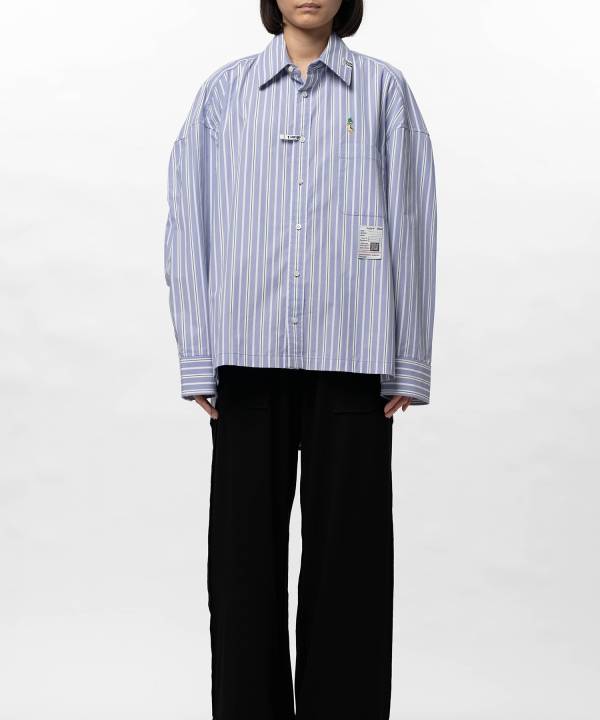 Leon Embroidery Stripe Shirt