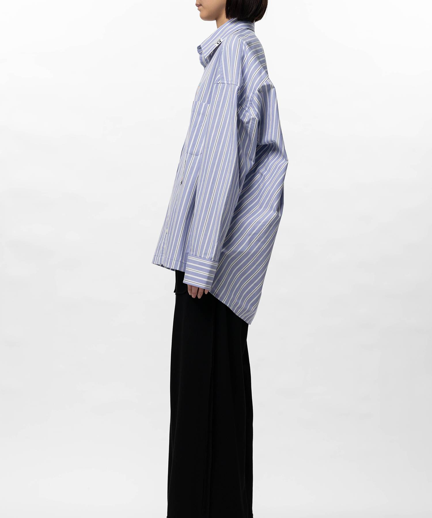 Leon Embroidery Stripe Shirt