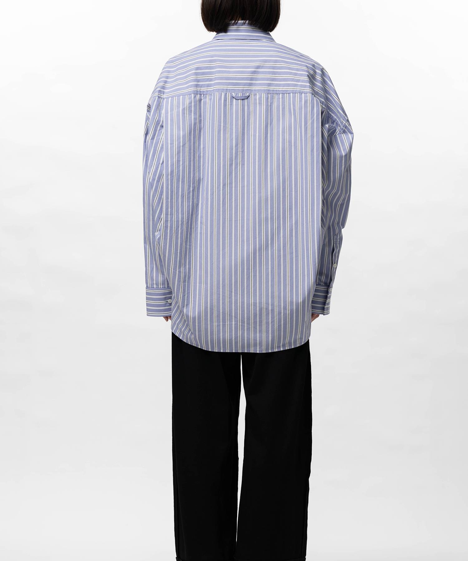 Leon Embroidery Stripe Shirt