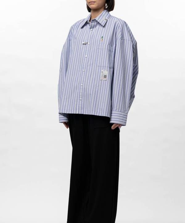 Leon Embroidery Stripe Shirt