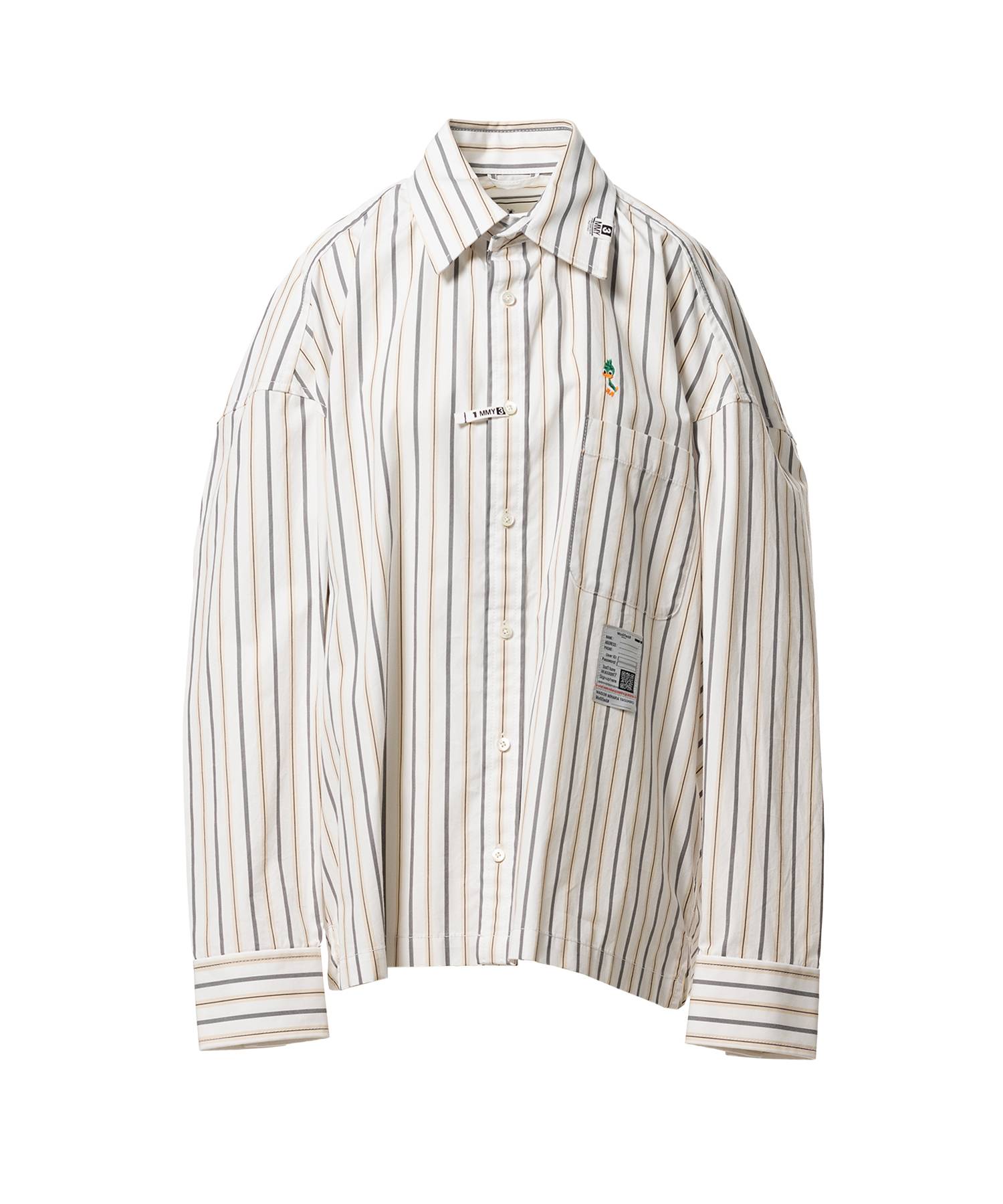 Leon Embroidery Stripe Shirt