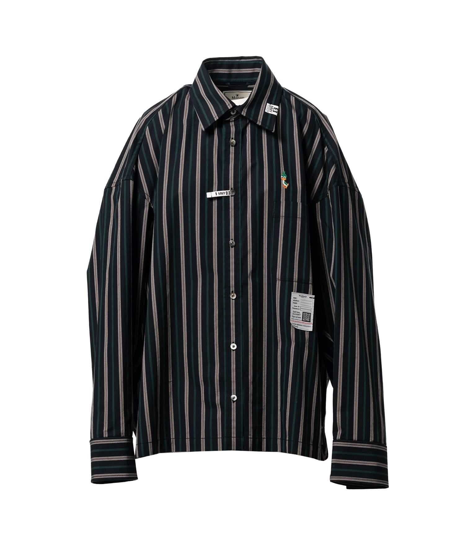 Leon Embroidery Stripe Shirt