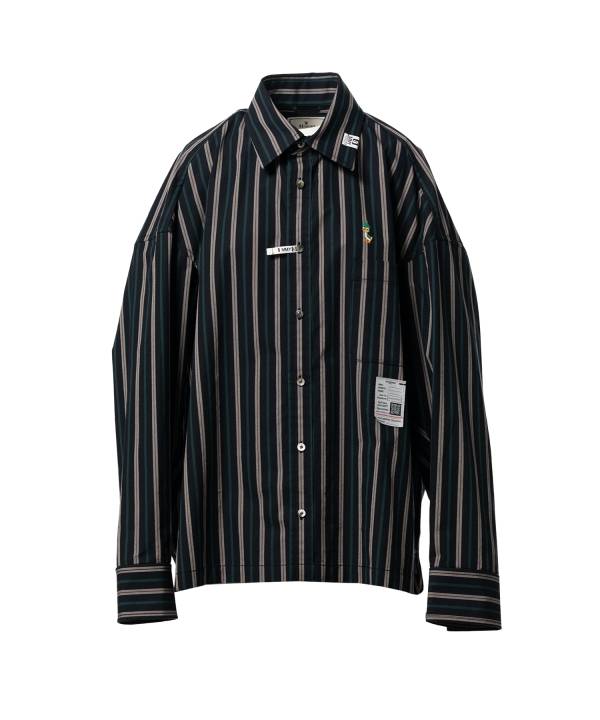 Leon Embroidery Stripe Shirt