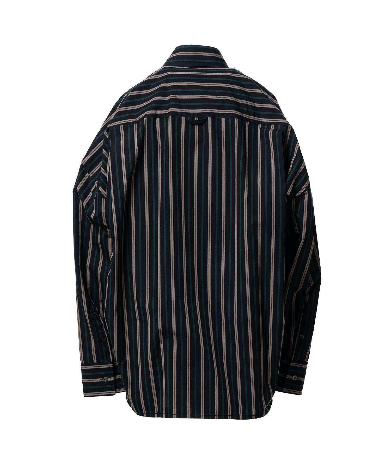 Leon Embroidery Stripe Shirt