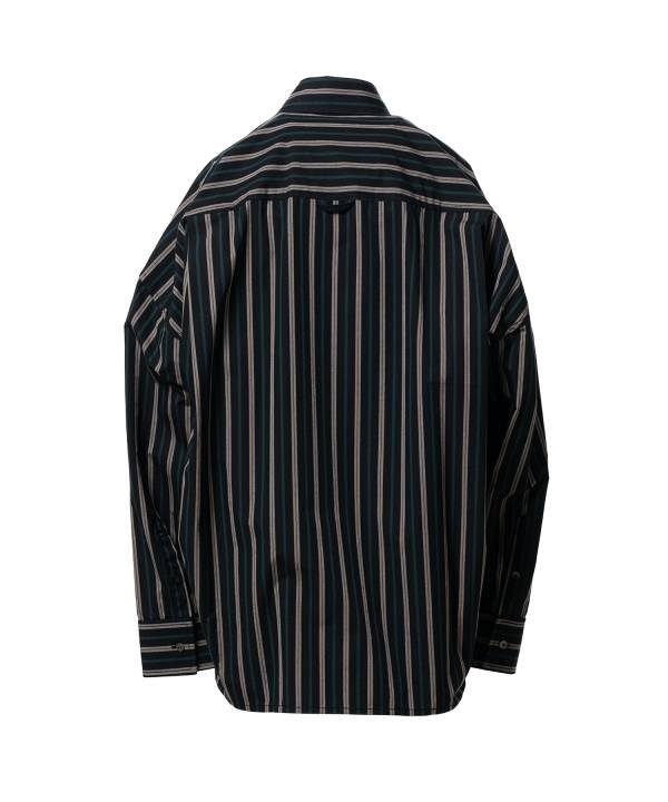 Leon Embroidery Stripe Shirt