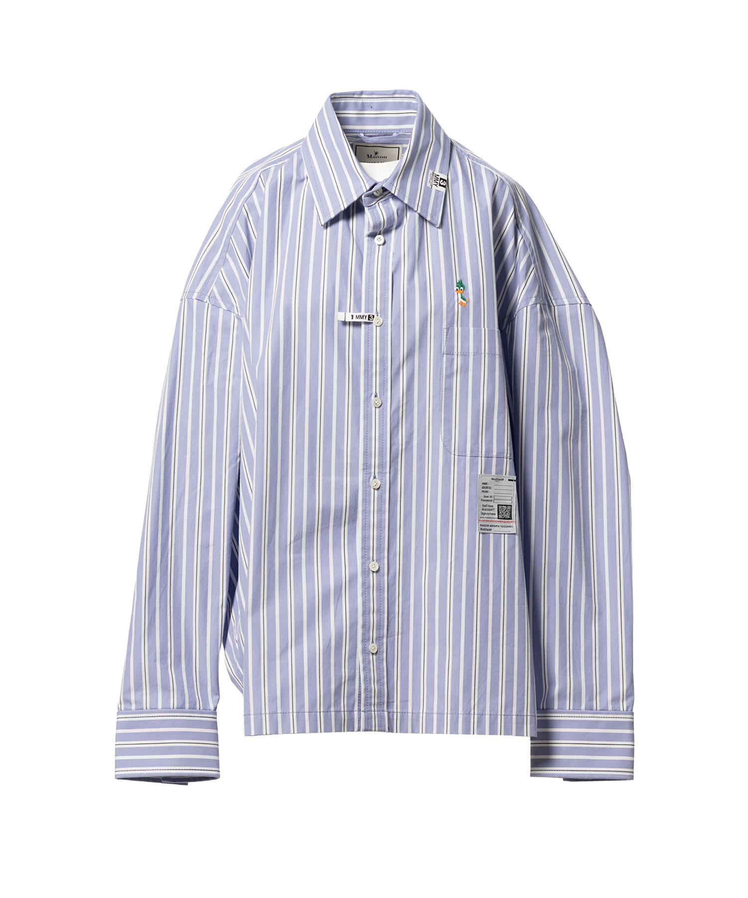 Leon Embroidery Stripe Shirt