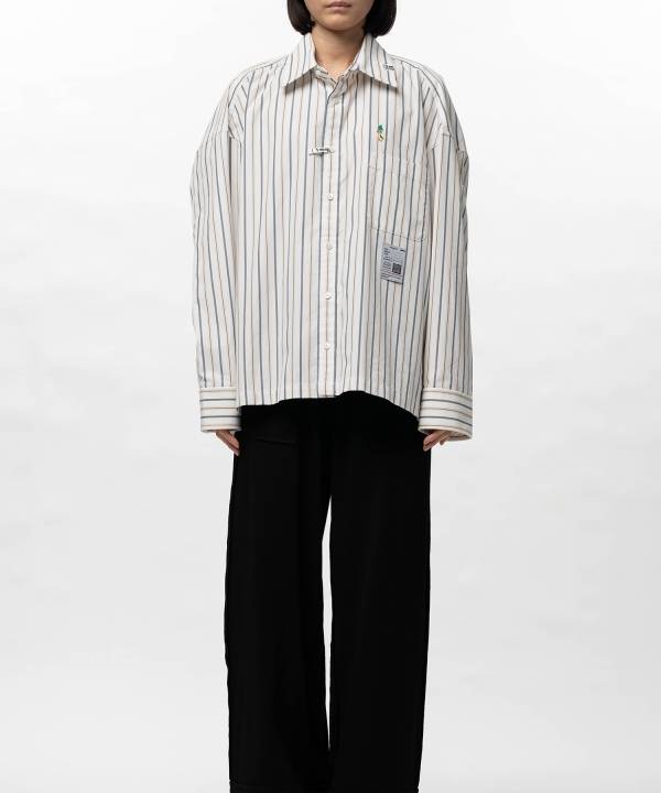 Leon Embroidery Stripe Shirt