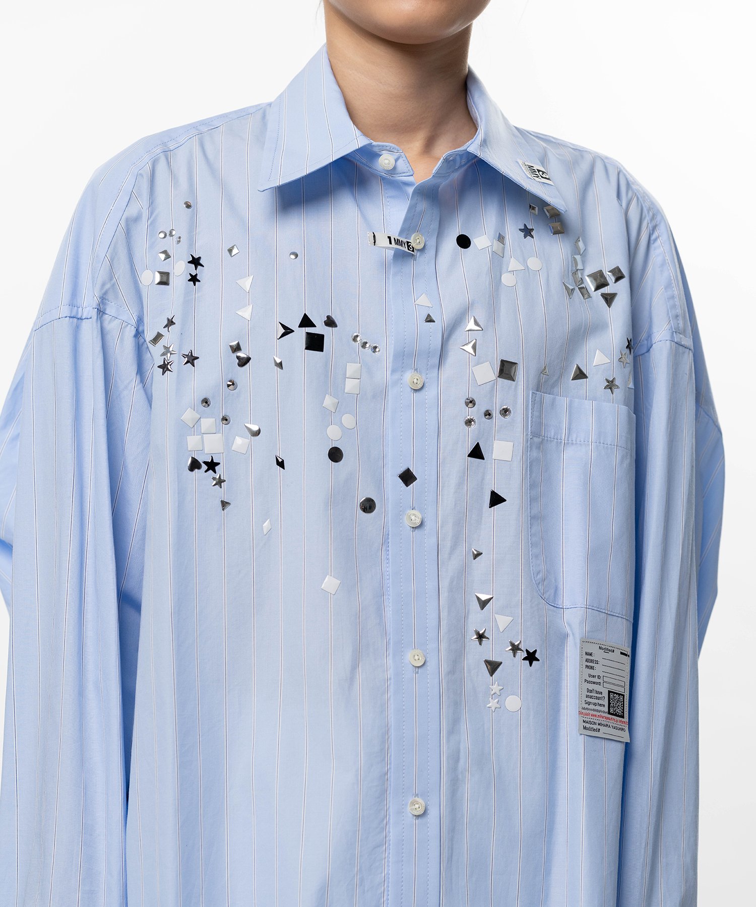 Embellished Stripe Shirt