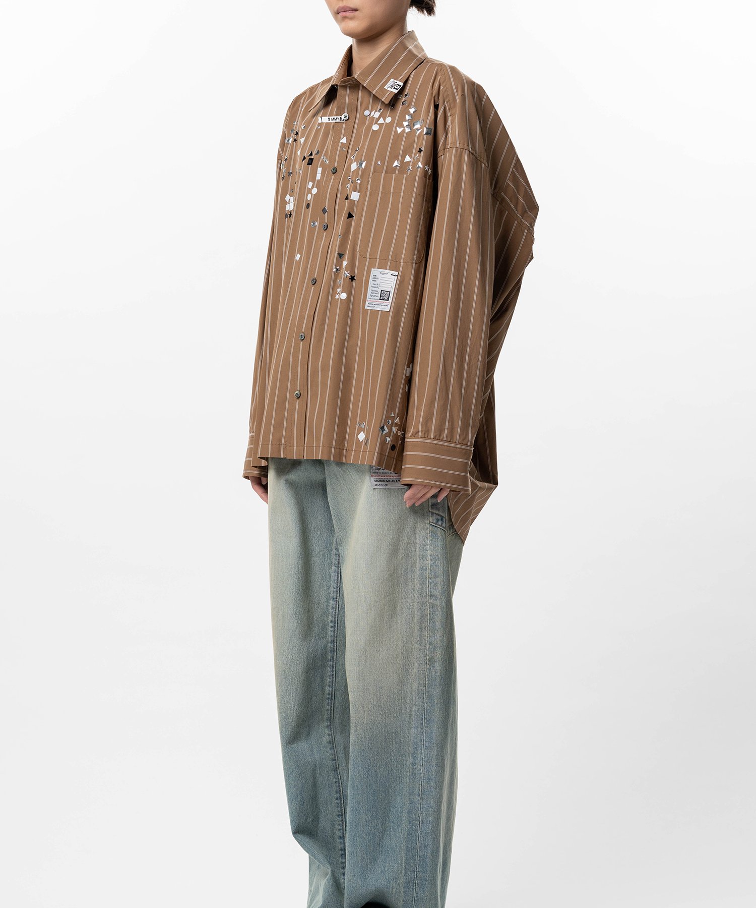 Embellished Stripe Shirt