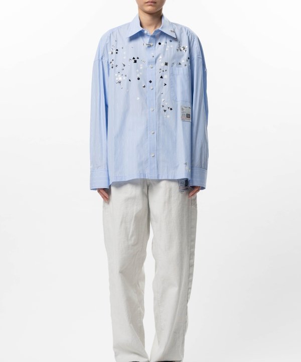 Embellished Stripe Shirt