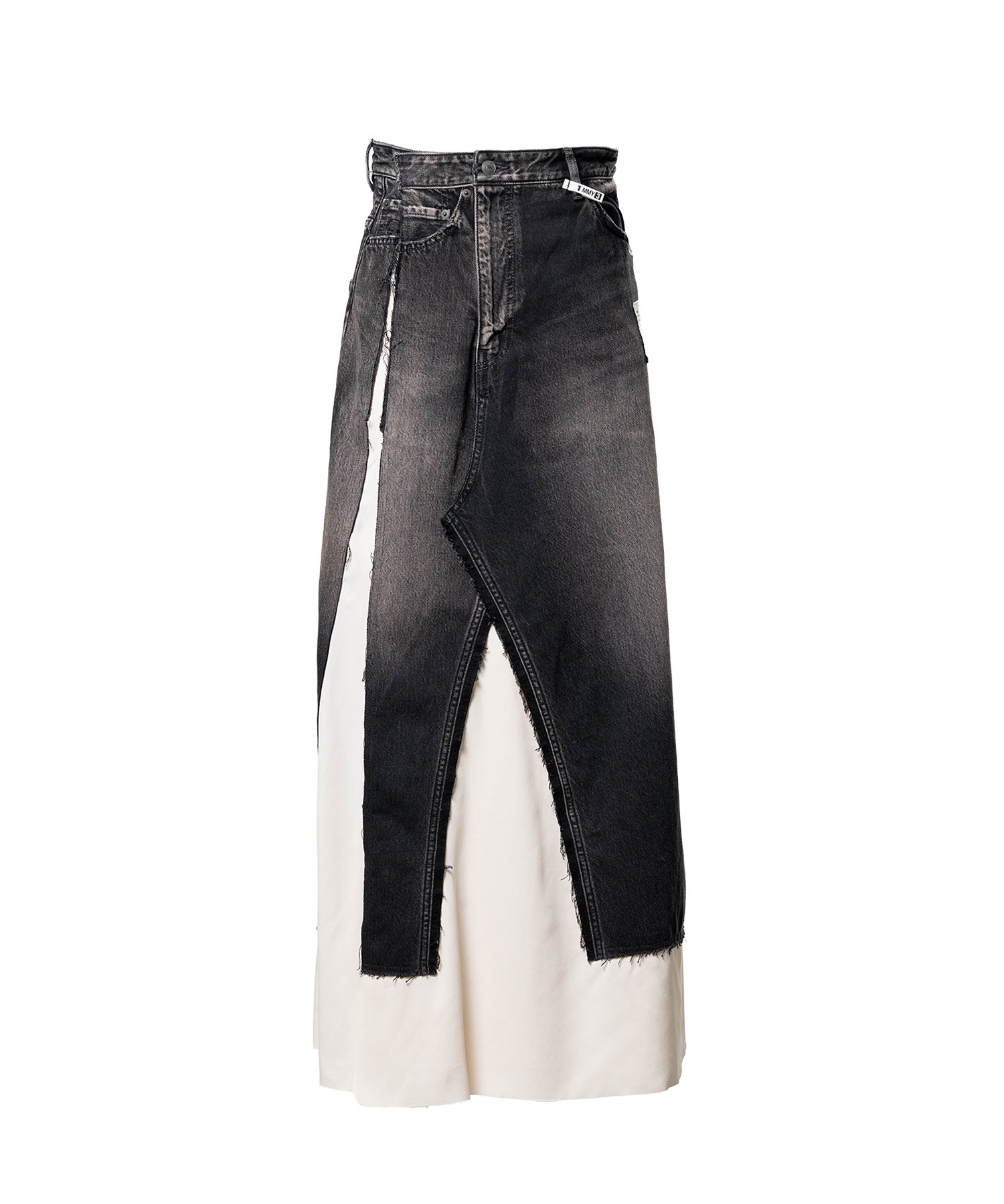 Denim Pants Combined Skirt