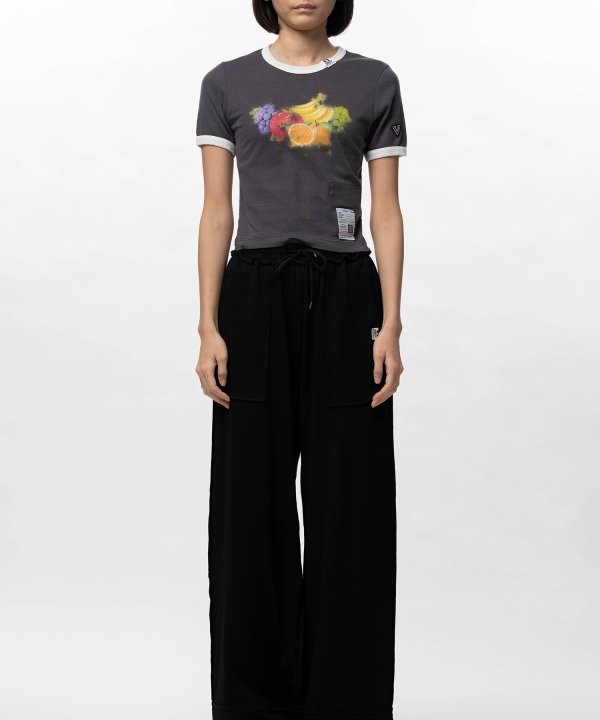 Fruit Printed Ringer Mini T-shirt