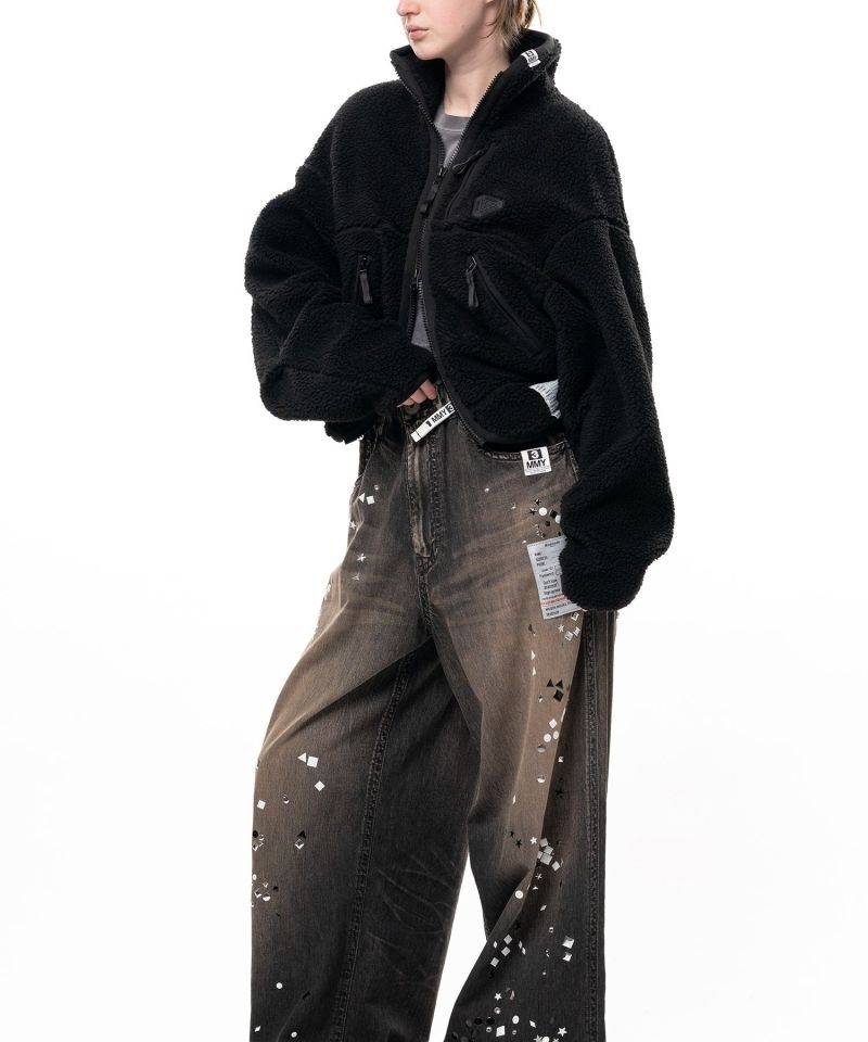 Cropped Boa Jacket