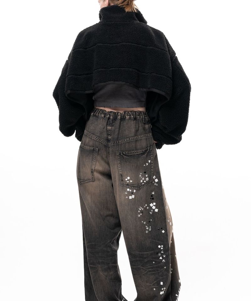 Cropped Boa Jacket