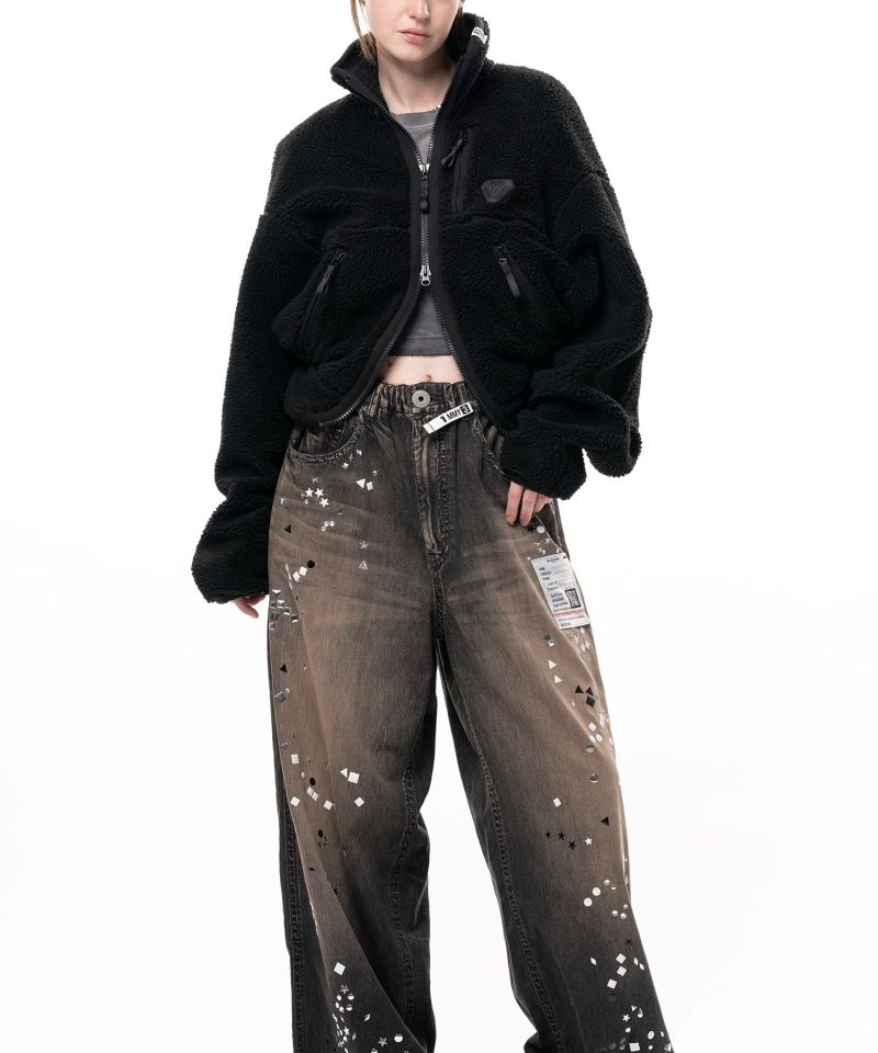Cropped Boa Jacket