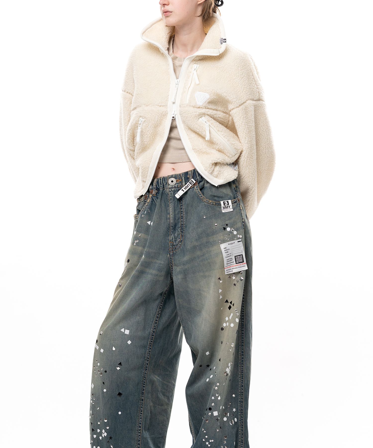 Cropped Boa Jacket