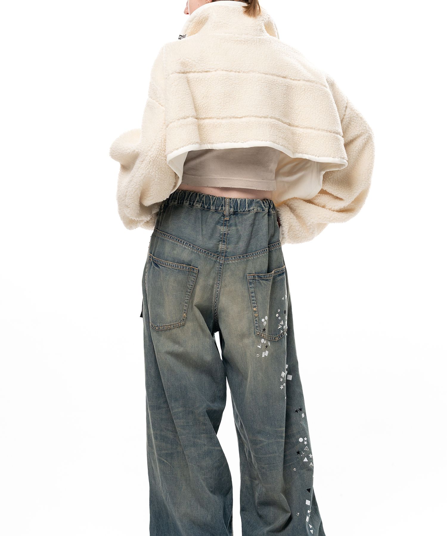 Cropped Boa Jacket