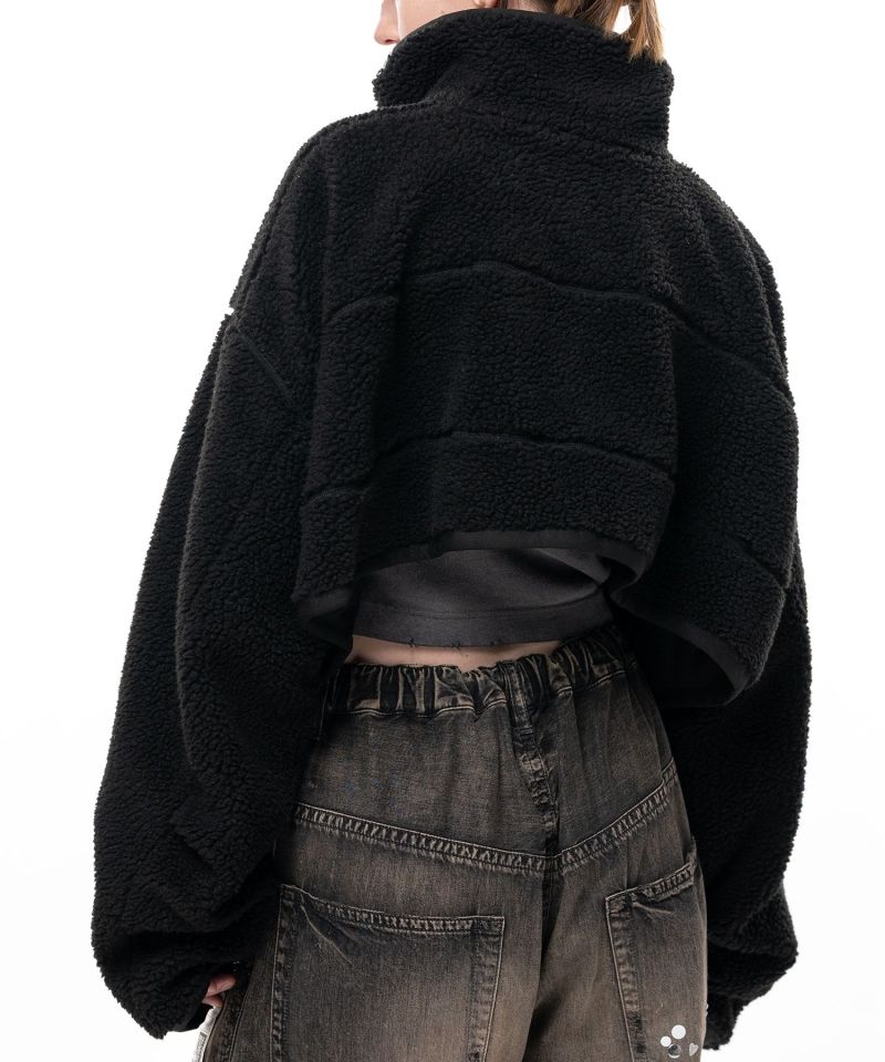 Cropped Boa Jacket