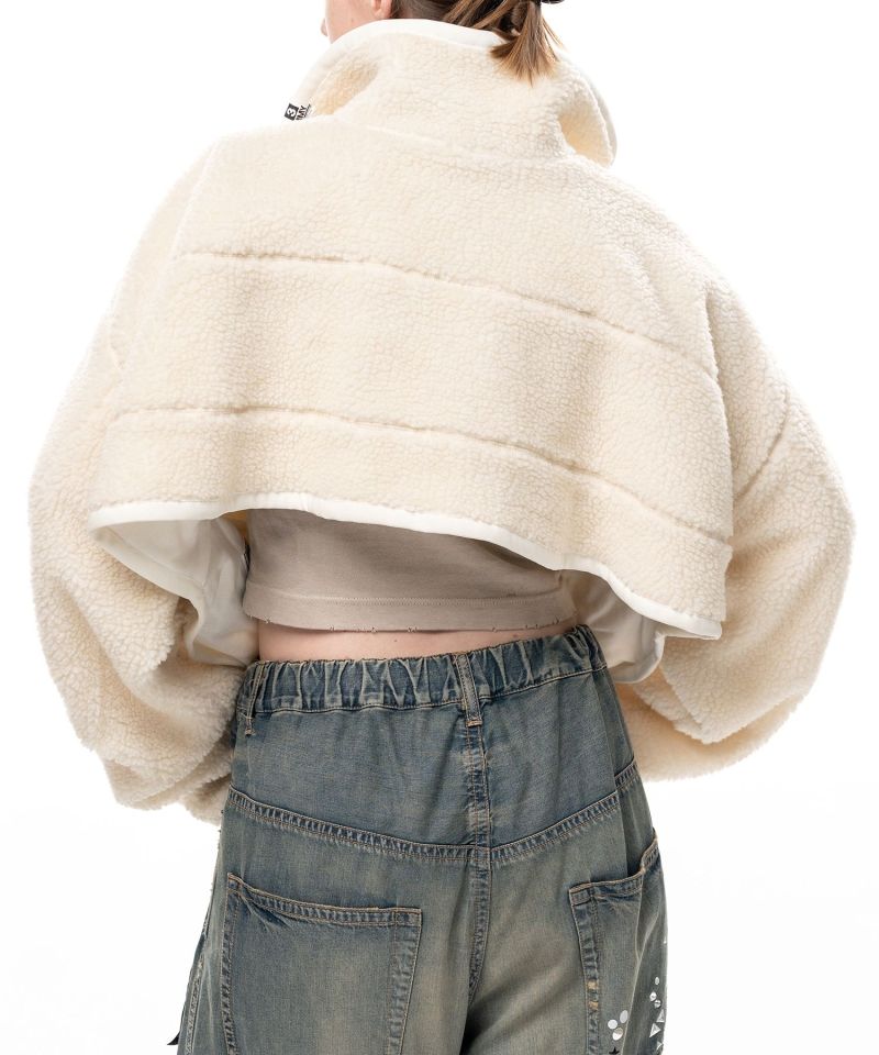 Cropped Boa Jacket