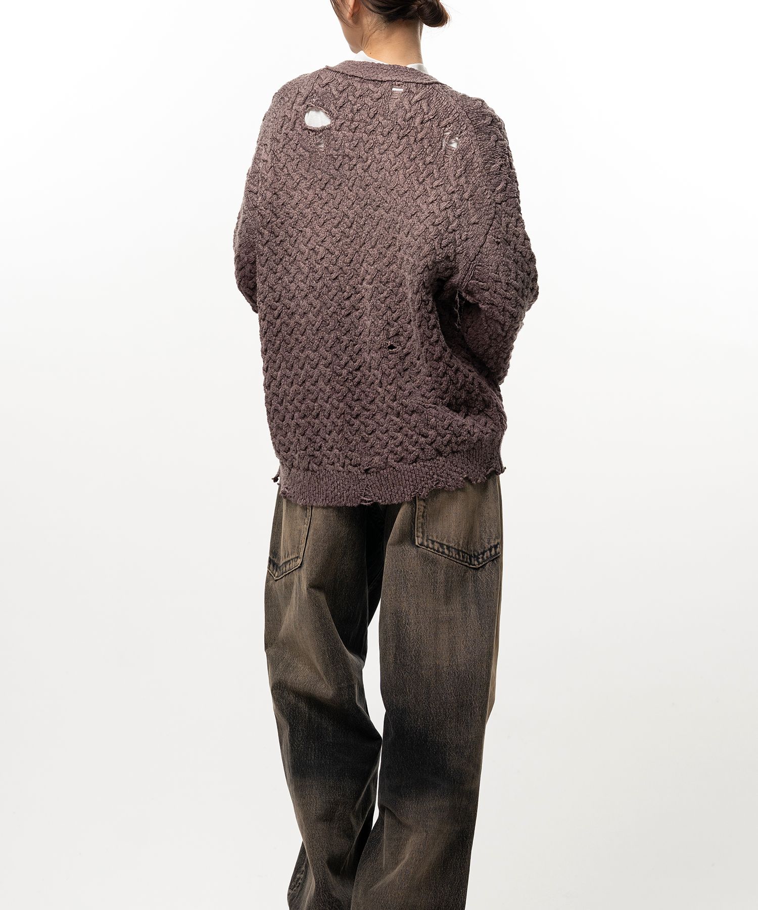 Sun Faded Like Knit Cardigan