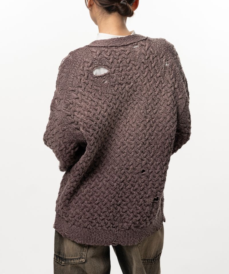 Sun Faded Like Knit Cardigan