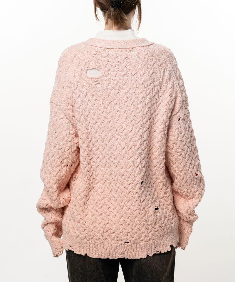 Sun Faded Like Knit Cardigan