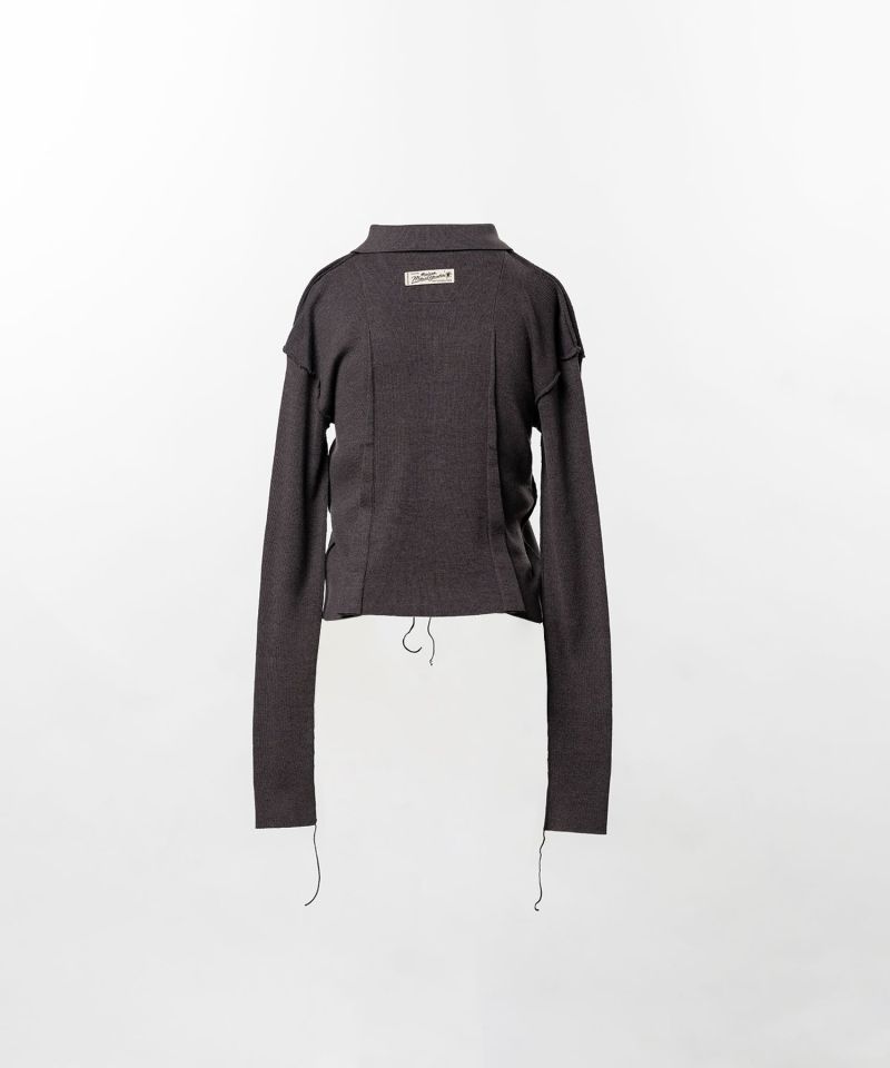 Inside-Out Knit Cardigan