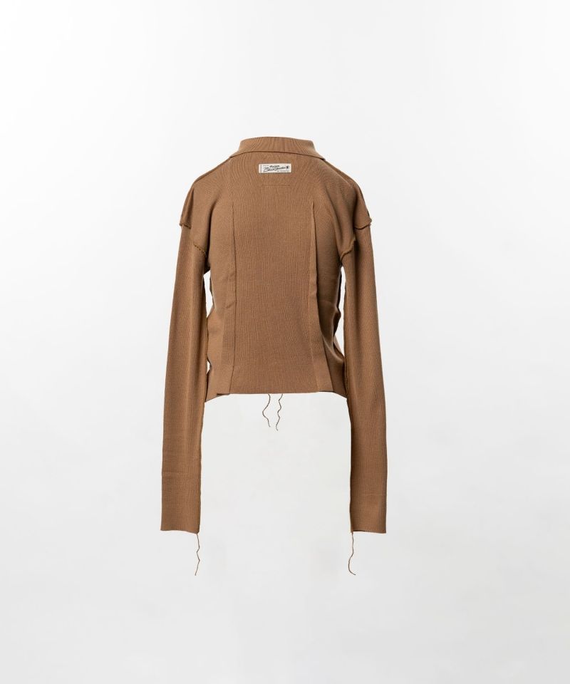 Inside-Out Knit Cardigan