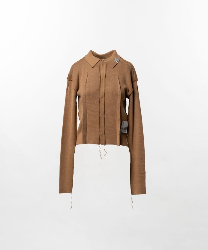 Inside-Out Knit Cardigan