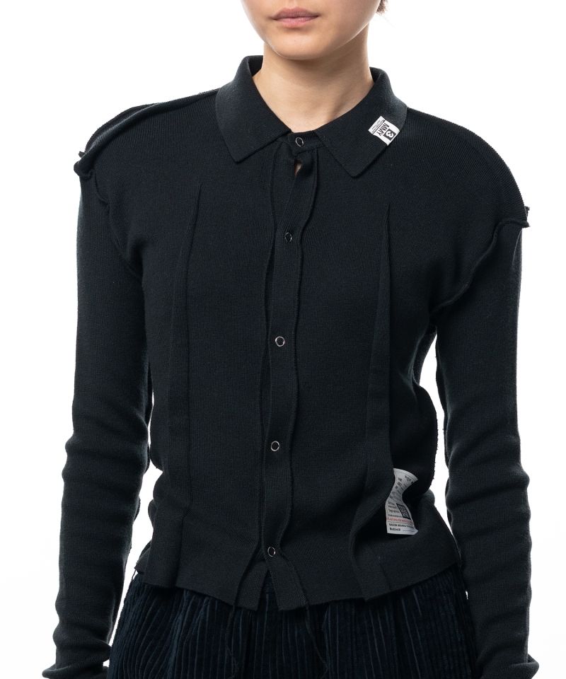 Inside-Out Knit Cardigan