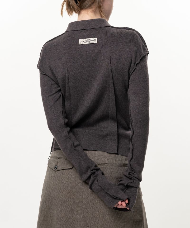 Inside-Out Knit Cardigan