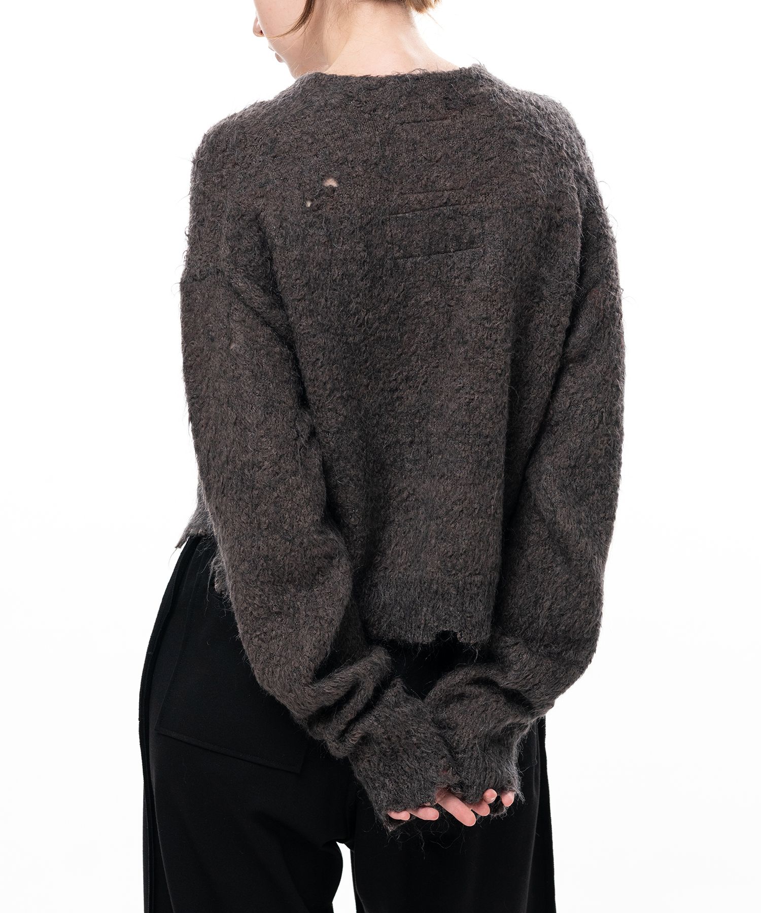 Mohair Knit Cardigan