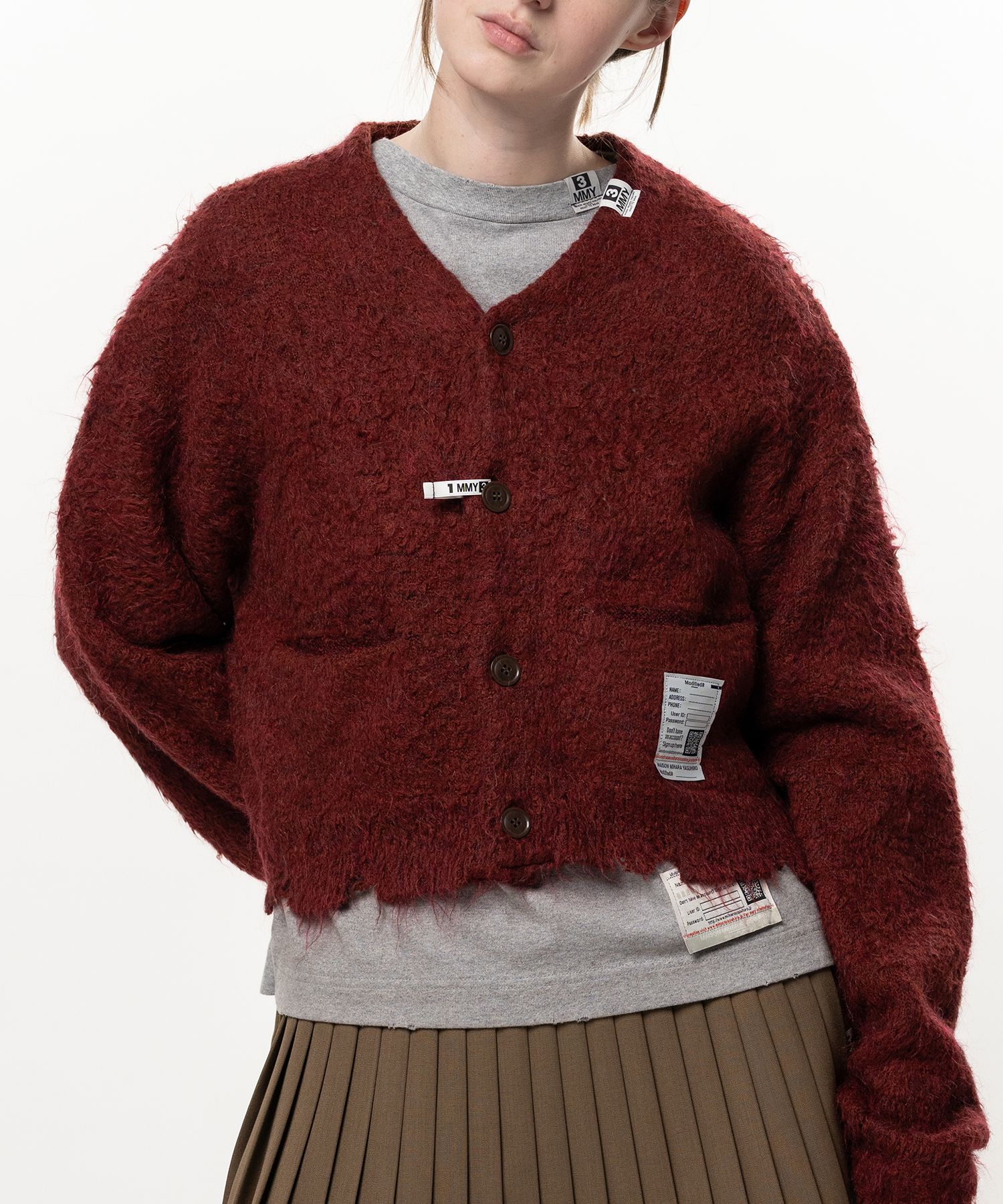 Mohair Knit Cardigan