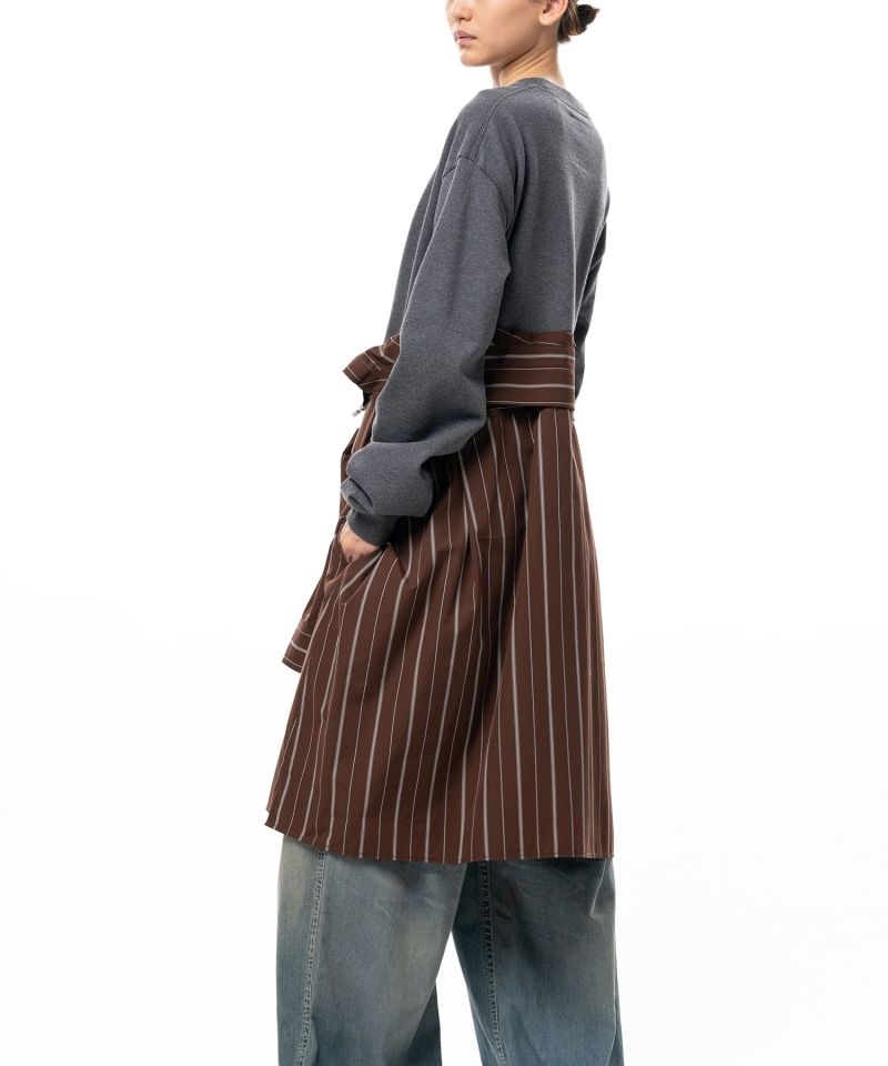 Shirt Combined Sweatshirt Dress