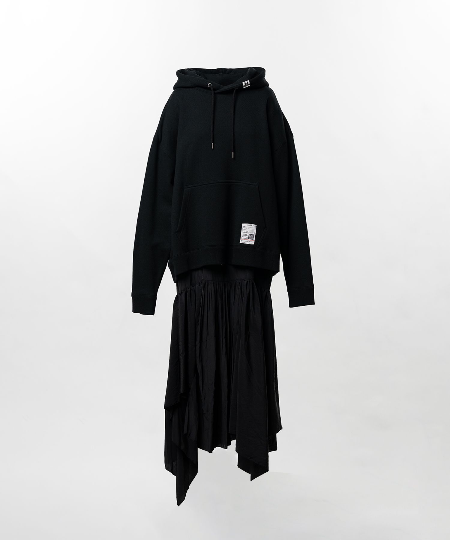 Hoodie Combined Dress