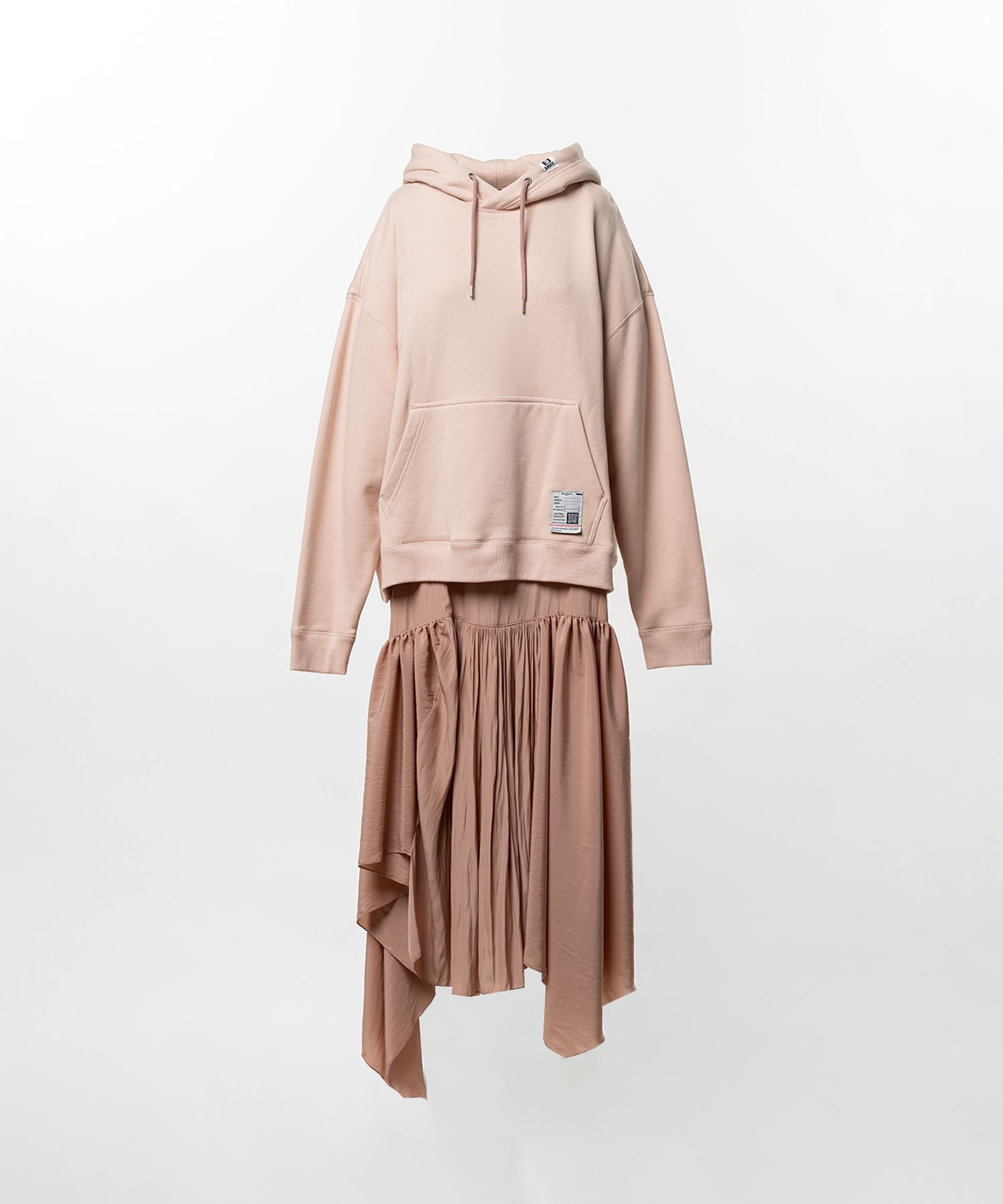 Hoodie Combined Dress