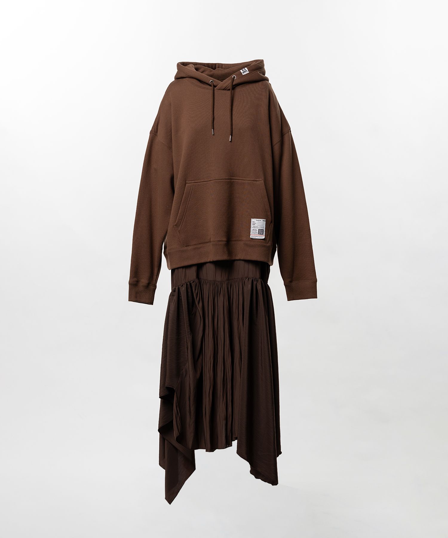 Hoodie Combined Dress